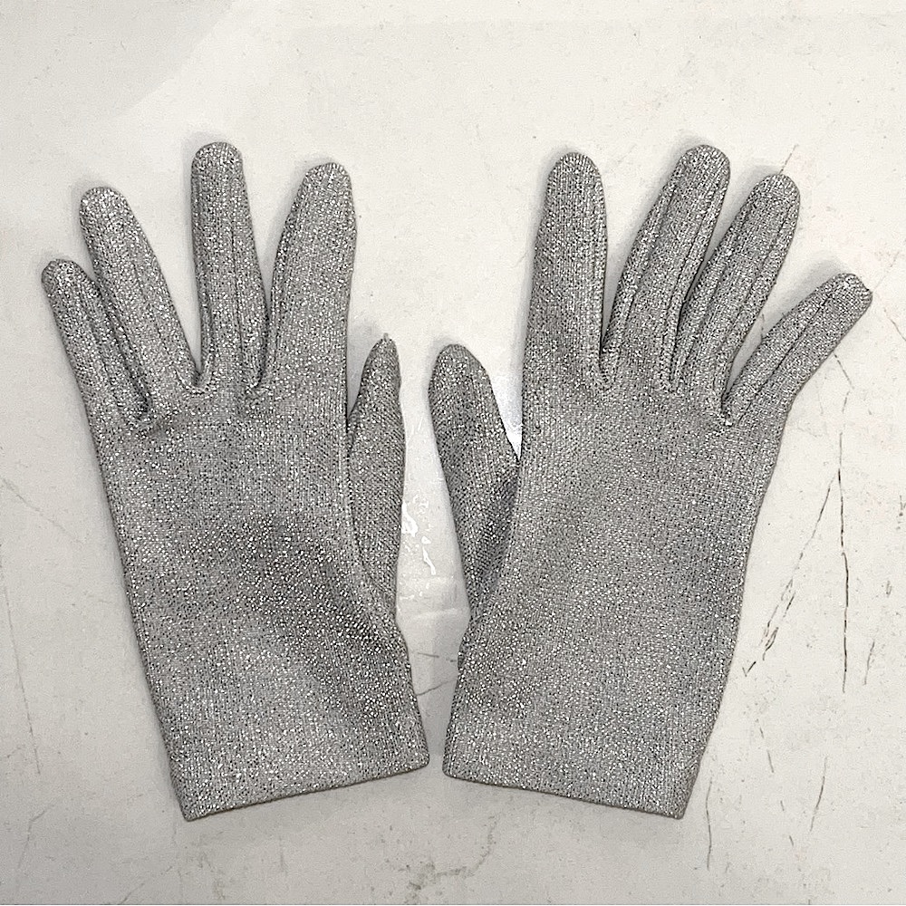 ‼️FINAL SALE‼️ Silver Grey Gloves Girls